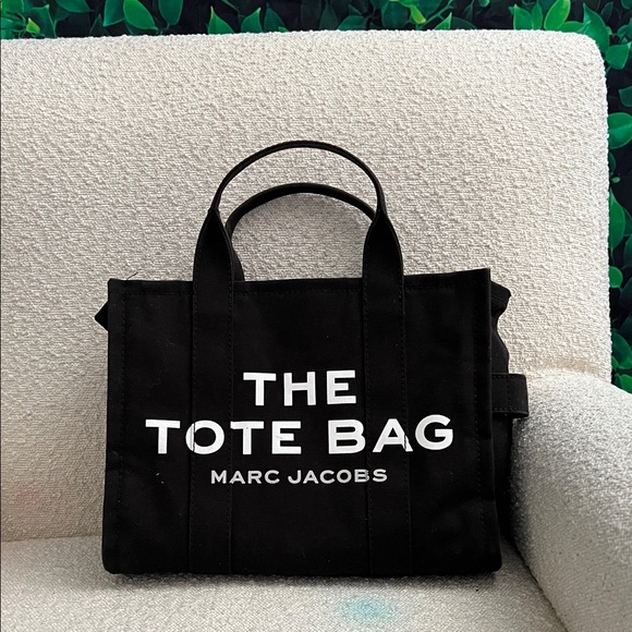 Marc Jacobs Black Canvas Tote Bag - Picture 10 of 14